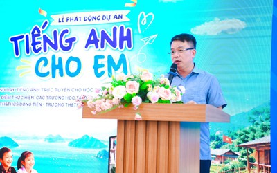 Học sinh đặc khu Cô Tô hào hứng tham gia dự án "Tiếng Anh cho em"