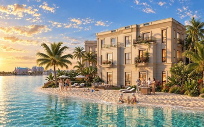 Ngôi nhà có bờ biển riêng sát trung tâm: Đặc quyền chỉ có tại Vinhomes Green Paradise  
