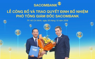 Ông Nguyễn Xuân Ái Quốc làm Phó Tổng Giám đốc Sacombank