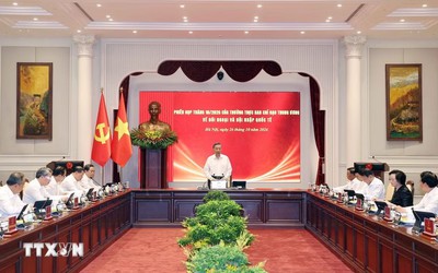 Phiên họp thứ nhất của Ban Chỉ đạo Trung ương về đối ngoại và hội nhập quốc tế