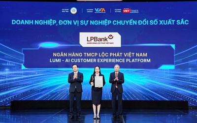 LPBank nhận Giải thưởng Chuyển đổi số Việt Nam 2026 với giải pháp tổng đài AI Lumi