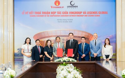 Vingroup và Legends Global công bố quan hệ đối tác chiến lược về sân vận động Vinfast - Trống Đồng