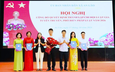 Hải Phòng: Thành lập Chi hội Luật gia xã An Lão, thêm địa chỉ hỗ trợ pháp lý cho người dân