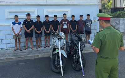 Bắt tạm giam 8 đối tượng dàn cảnh đánh nhau để cướp xe