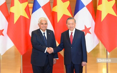Tổng Bí thư, Chủ tịch nước Tô Lâm chủ trì Lễ đón Tổng thống Panama