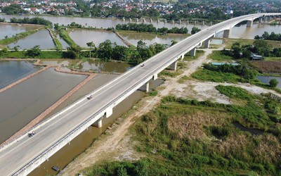 Tuyến đường ven biển gần 24km ở Thanh Hóa sẵn sàng về đích