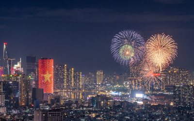 Tp.HCM bắn pháo hoa tại 17 điểm, chào đón thời khắc Giao thừa