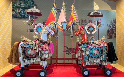 Long Mã khai văn: Sắc xuân di sản hút khách tại Bảo tàng Hà Nội