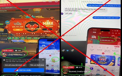 Cảnh báo thủ đoạn lừa đảo qua livestream “kéo tiền” chơi tài xỉu