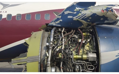 Động cơ gặp sự cố giữa không trung, máy bay phải hạ cánh khẩn cấp