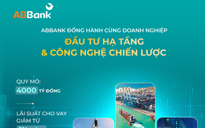 ABBank ưu đãi vốn vay cho doanh nghiệp đầu tư hạ tầng điện, giao thông và công nghệ chiến lược