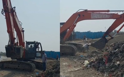 Tranh cãi, tài xế dùng máy xúc tấn công người đàn ông