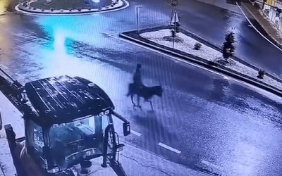 Trộm vàng, nam thanh niên cưỡi lừa tẩu thoát khỏi hiện trường