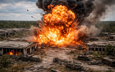 Sức mạnh FAB-500: Nga tung bom lượn phá hủy khu tập trung quân của lực lượng Ukraine