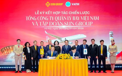 Sun Group hợp tác Tổng công ty Quản lý bay Việt Nam: Hướng tới chuẩn mực khai thác xanh và bền vững