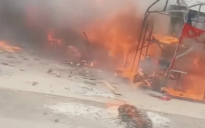 Nổ lớn tại cửa hàng bán pháo hoa, 8 người tử vong