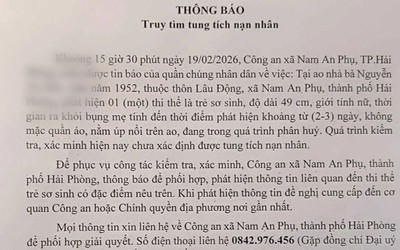 Phát hiện thi thể trẻ sơ sinh tại ao nhà dân