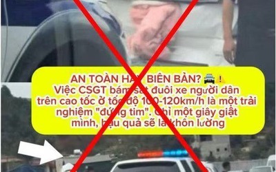Cảnh báo tin giả về việc dừng xe để kiểm soát trên cao tốc
