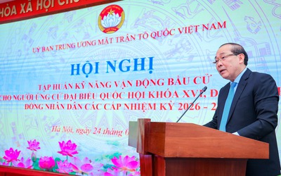 Bồi dưỡng kỹ năng cho người ứng cử ĐBQH khóa XVI thuộc khối MTTQ Việt Nam