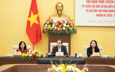 Chủ tịch Quốc hội chủ trì Hội nghị trực tuyến về công tác bầu cử ĐBQH, đại biểu HĐND