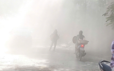 Không khí Hà Nội sáng nay (3/2) chạm ngưỡng xấu, ô nhiễm lan rộng nhiều khu vực