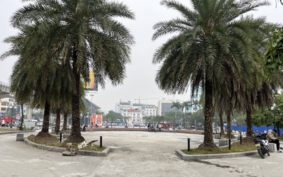 Sau phản ánh xuống cấp, công viên hồ điều hòa Mai Dịch khoác diện mạo mới