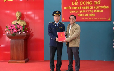 Ông Phan Văn Tuyên giữ chức Chi cục trưởng Chi cục Quản lý thị trường tỉnh Lâm Đồng