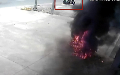 Công an Cần Thơ khởi tố người đàn ông ném "bom xăng" gây cháy ô tô tải