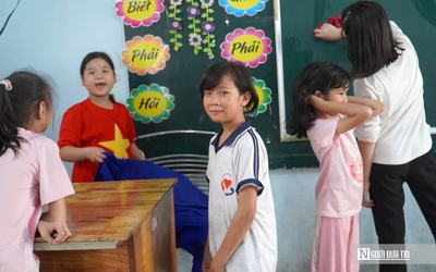 Ngôi trường gieo con chữ, giữ Tết ấm no cho trẻ em kém may mắn