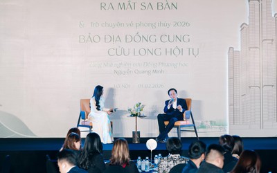 Đối thoại chủ đề "Bảo địa đồng cung - Cửu long hội tụ" cùng nhà nghiên cứu Nguyễn Quang Minh tại Lễ ra mắt sa bàn dự án LUMIÈRE Essence Peak