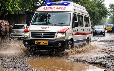 Người phụ nữ "chết não" bất ngờ sống lại khi xe cứu thương đi vào ổ gà