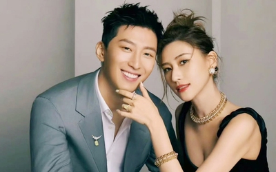 Sau loạt tin đồn ly hôn, tài tử Đậu Kiêu lại tình tứ bên vợ là ái nữ tỷ phú