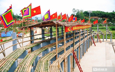 Từ tre nứa dựng nên kỳ tích: Khán đài 2 tầng 2.000 chỗ khiến ai cũng muốn đến xem