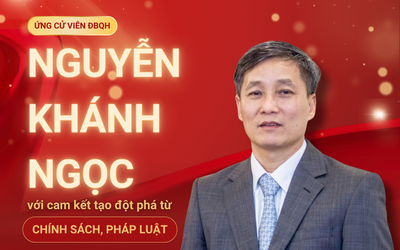 Ứng cử viên ĐBQH Nguyễn Khánh Ngọc với cam kết tạo đột phá từ chính sách, pháp luật