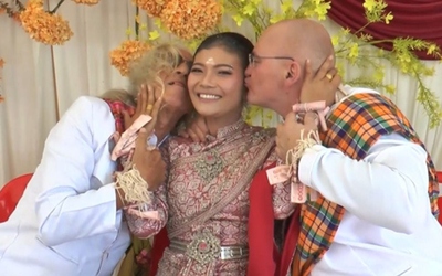 Người phụ nữ cưới 2 chú rể trong cùng một ngày