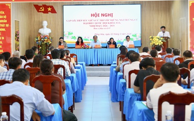 Bà Nguyễn Quỳnh Liên tiếp xúc cử tri xã Đông Hòa, An Giang, cam kết hành động vì sinh kế bền vững