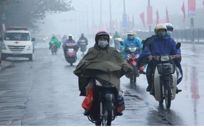 Dự báo thời tiết 21/3: Miền Bắc đón đợt không khí lạnh tăng cường, nhiệt độ giảm nhanh, mưa phùn quay trở lại