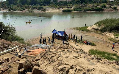 Đại úy công an hy sinh trong khi truy bắt "cát tặc"