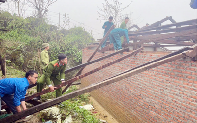 Cảnh báo dông lốc có thể ập xuống nhiều nơi ở Lai Châu sau khi hàng chục nhà dân bị tốc mái