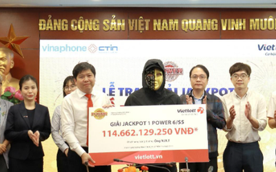 Một người đàn ông trúng giải Jackpot 1 hơn 114 tỷ đồng