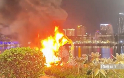 Linh vật ngựa ở Huế bốc cháy trong đêm: Đơn vị quản lý lên tiếng