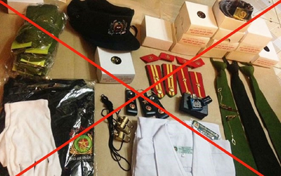 Có thể bị phạt tới 50 triệu đồng nếu đăng tin mua bán trang phục Công an, Quân đội