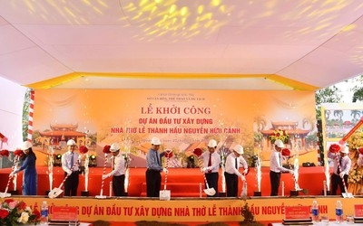 Khởi công xây dựng nhà thờ Lễ Thành hầu Nguyễn Hữu Cảnh