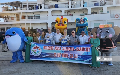 Đón tàu du lịch quốc tế cập cảng Quy Nhơn