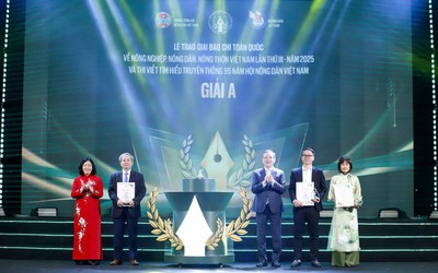 Công bố Thể lệ giải báo chí toàn quốc về "tam nông" năm 2026: Nhiều hạng mục giải thưởng lần đầu xuất hiện
