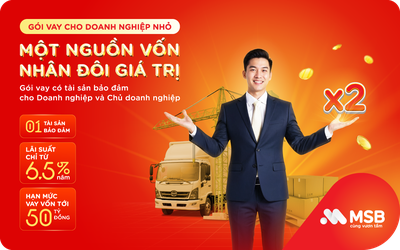 MSB khơi thông nguồn vốn cho doanh nghiệp nhỏ
