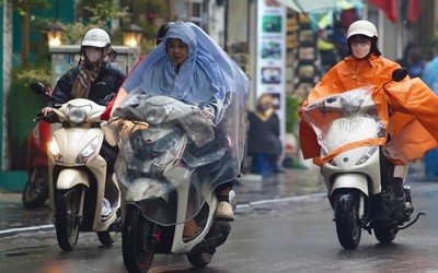 Miền Bắc liên tiếp đón không khí lạnh, nhiệt độ giảm sâu, trời mưa rét trở lại