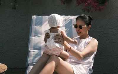 Biểu cảm ngộ nghĩnh của con gái Ngô Thanh Vân "gây sốt" mạng xã hội