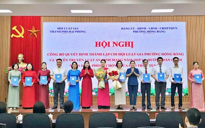 Hội Luật gia Tp.Hải Phòng: Tăng cường "cánh tay nối dài" pháp lý tại cơ sở