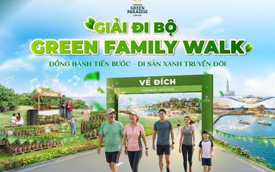 Giải đi bộ Green Family Walk: Hành trình “3 trong 1” tại Vinhomes Green Paradise